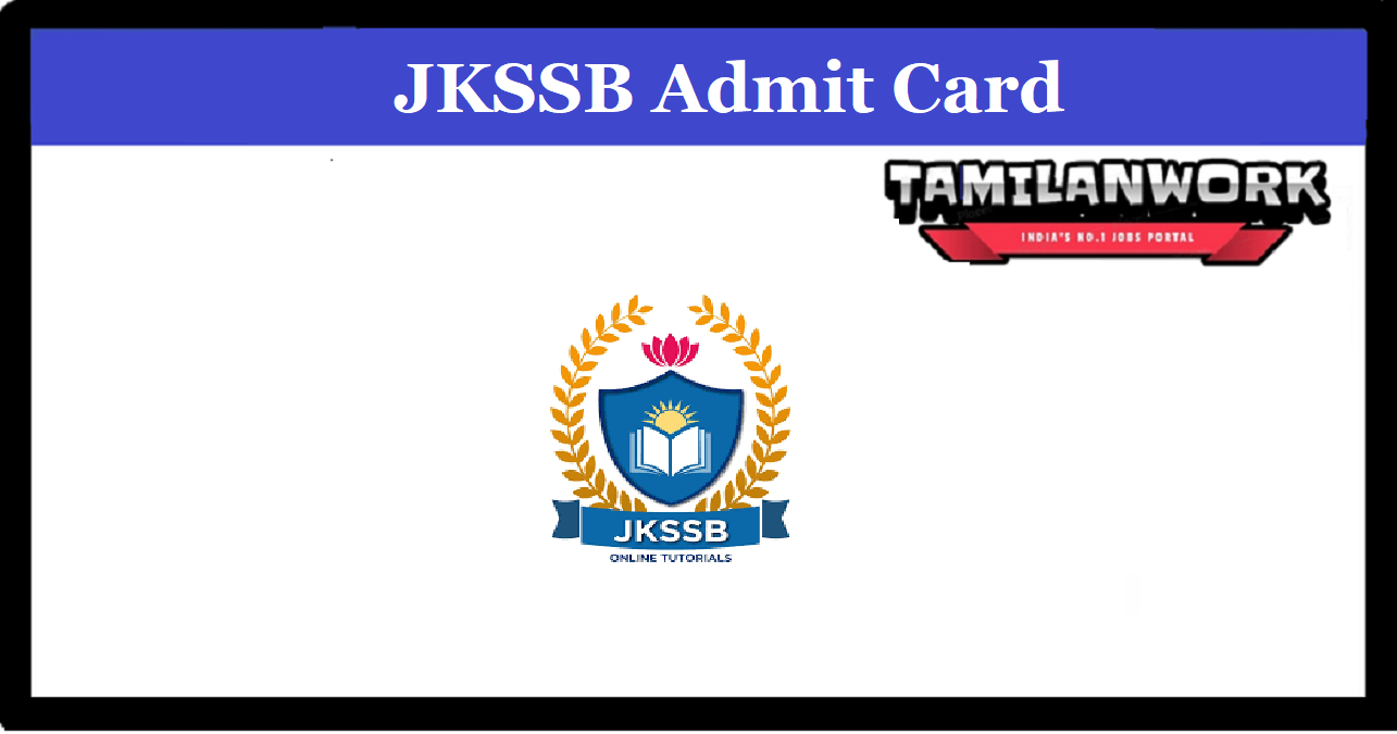 JKSSB Data Entry Operator Admit Card