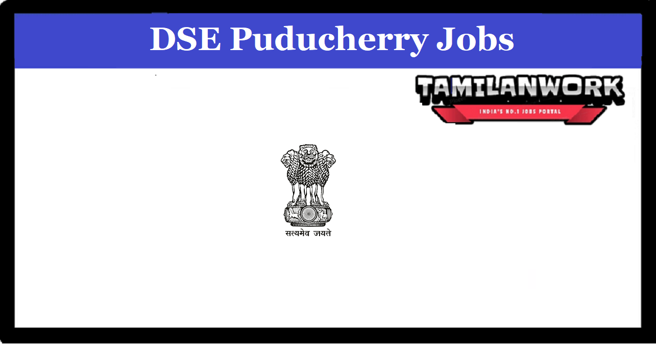 Directorate of School Education Puducherry Recruitment