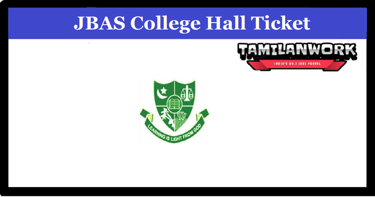 JBAS Hall Ticket
