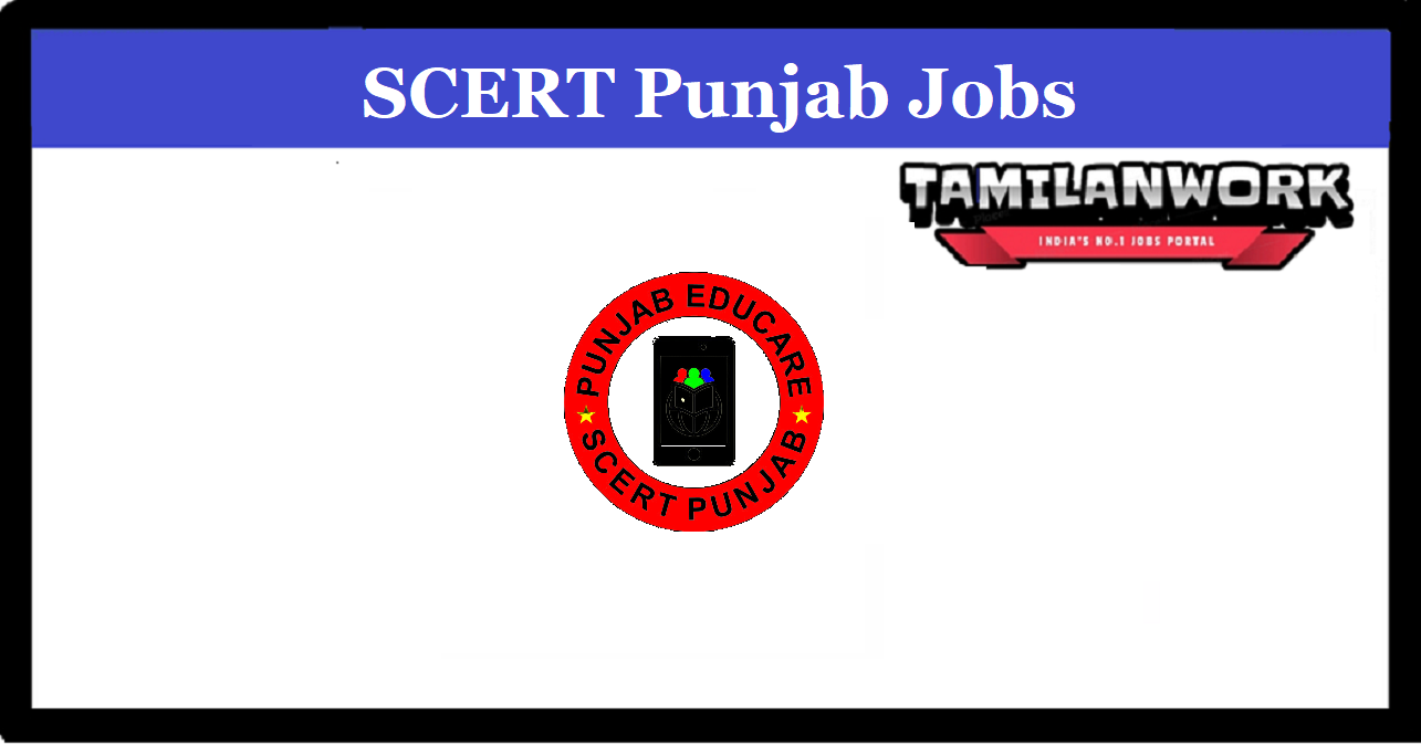 SCERT Punjab Recruitment