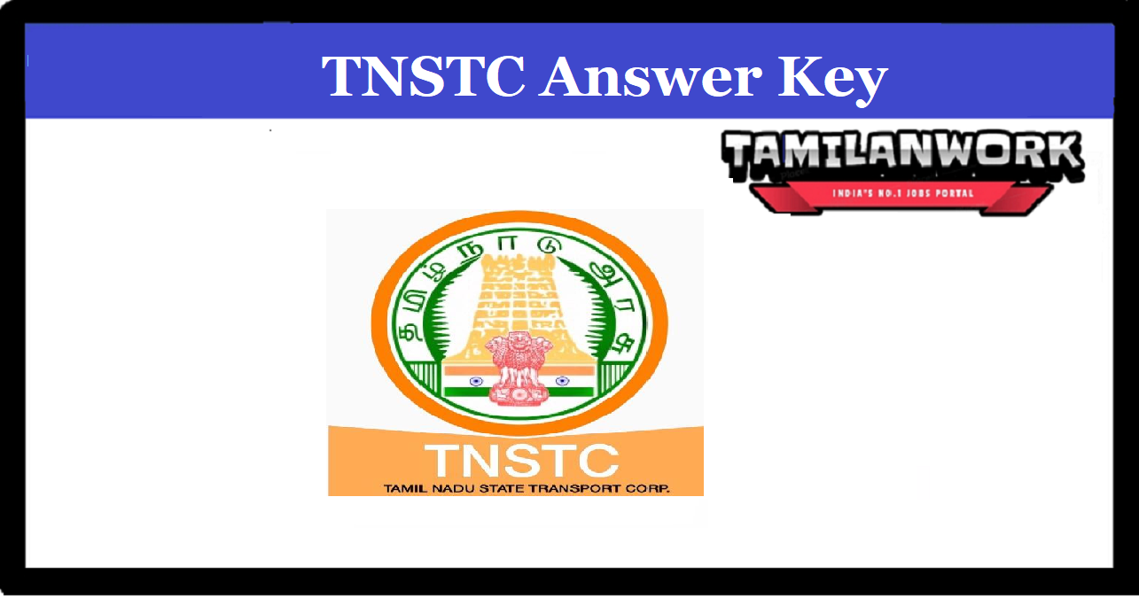 TNSTC Answer Key