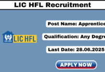 LIC HFL Recruitment 2025