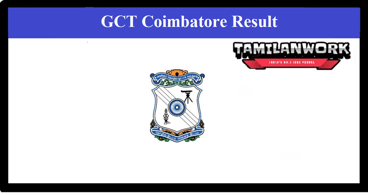 GCT Coimbatore Result