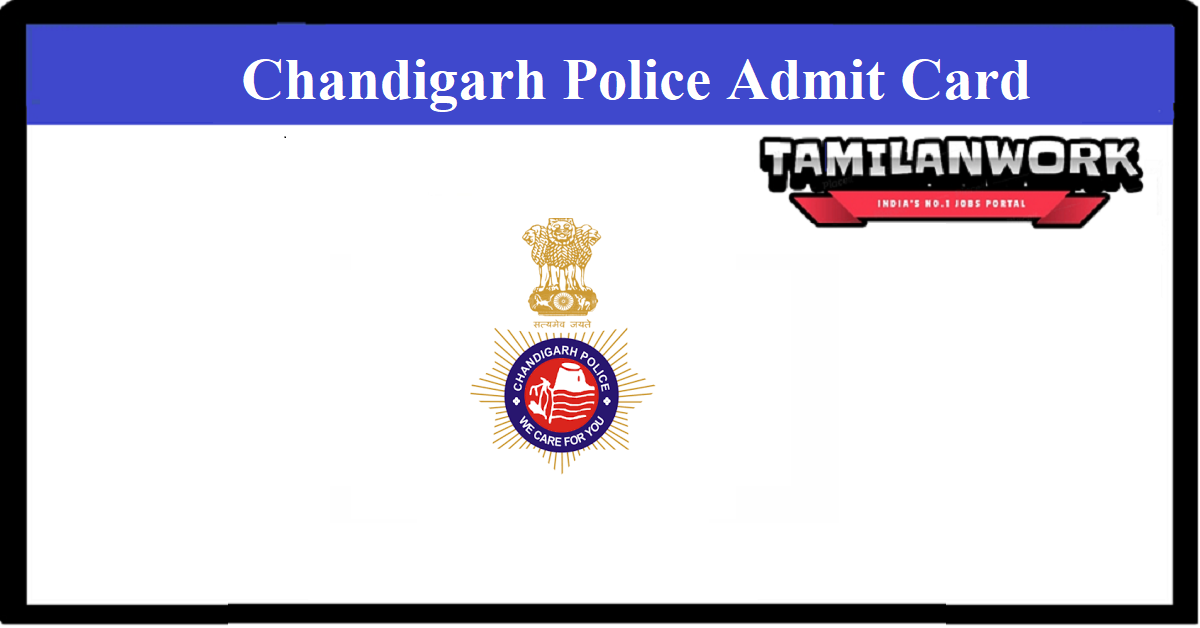 Chandigarh Police IT Constable Admit Card