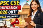 UPSC CSE Notification 2026