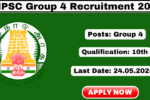 TNPSC Group 4 Notification 2025