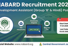 NABARD Recruitment 2026 Apply 162 Development Assistant Posts NABARD Recruitment 2026 Apply 162 Development Assistant Posts