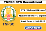 TNPSC CTS Notification 2025
