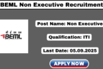 BEML Recruitment 2025