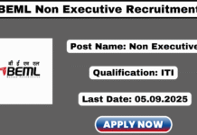 BEML Recruitment 2025 Apply 440 Non Executives Jobs BEML Recruitment 2025
