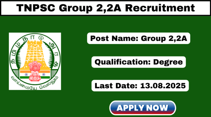 TNPSC Group 2 2A Notification 2025