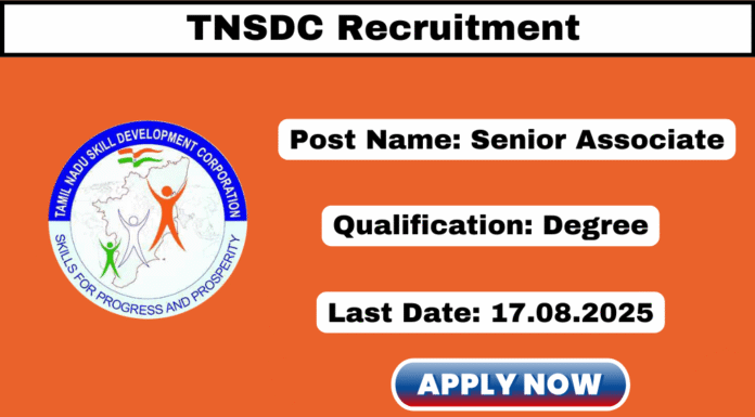 TNSDC Recruitment 2025