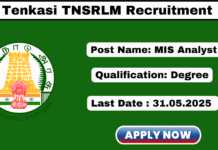 TNSLRM Tenkasi Recruitment 2025