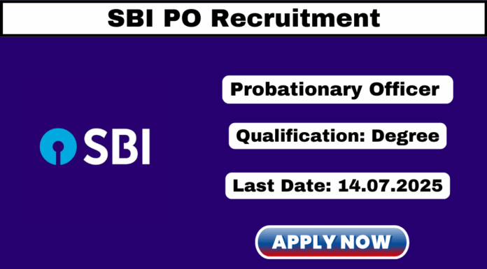 SBI PO Recruitment 2025