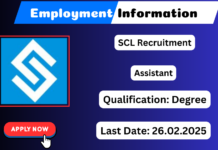 SCL Recruitment 2025 Apply 25 Assistant Jobs SCL Recruitment 2025