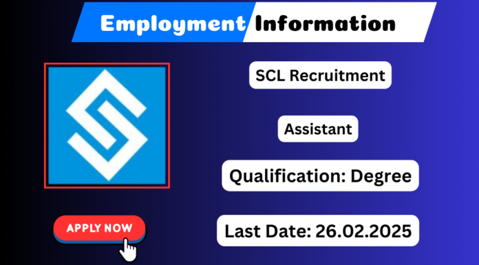 SCL Recruitment 2025