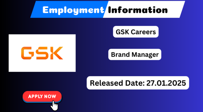 GSK Brand Manager Jobs 2025