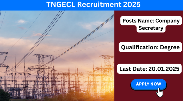 TNGECL Recruitment 2025