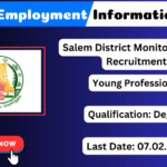 Salem District Monitoring Unit Recruitment 2025 Apply Young Professional Jobs Salem District Monitoring Unit Recruitment 2025