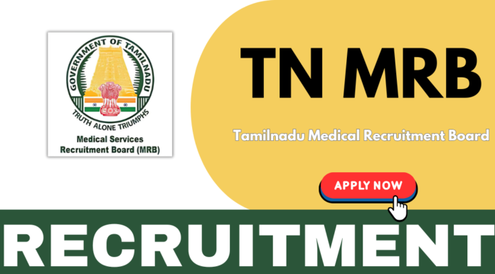 TN MRB Recruitment 2025