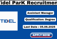 Tidel Park Recruitment 2025