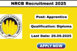 NRCB Recruitment 2025