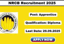 NRCB Recruitment 2025