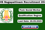 DHS Nagapattinam Recruitment 2025