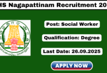 DHS Nagapattinam Recruitment 2025