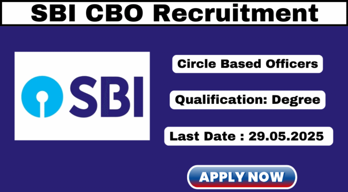 SBI CBO Recruitment 2025