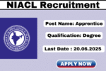 NIACL Recruitment 2025