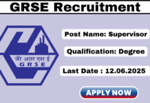 GRSE Recruitment 2025