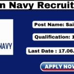 Indian Navy Sailors Recruitment 2025 Apply Sports Quota Entry 02/2025 Batch Indian Navy Sailors Recruitment 2025