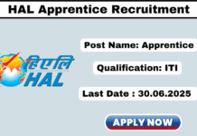 HAL Recruitment 2025