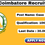 OSC Coimbatore Recruitment 2025 Apply Case Worker Posts OSC Coimbatore Recruitment 2025
