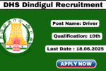 DHS Dindigul Recruitment 2025