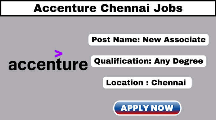 Chennai Accenture Recruitment 2025 for Freshers