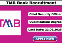 TMB Bank Thoothukudi Recruitment 2025