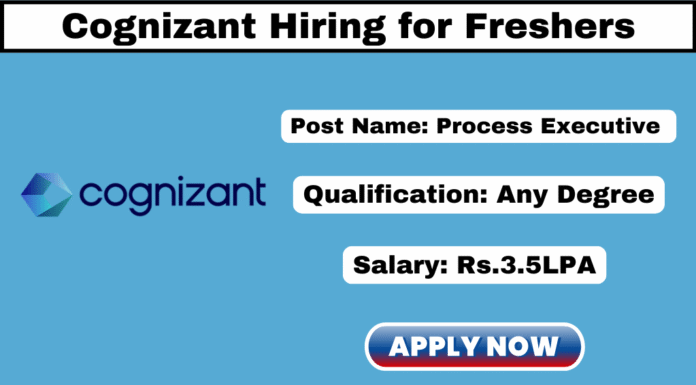 Cognizant Hiring Freshers