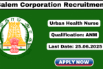 Salem Corporation Recruitment 2025 Apply Urban Health Nurse Jobs