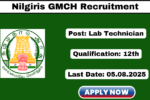 Nilgiris GMCH Recruitment 2025 Easy to apply Staff Nurse Jobs