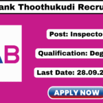TMB Bank Thoothukudi Recruitment 2025 Apply Inspector Jobs TMB Bank Thoothukudi Recruitment 2025