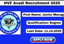 HVF Avadi Recruitment 2025