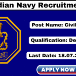 Indian Navy Civilian Recruitment 2025 Apply Now! Indian Navy Civilian Recruitment 2025