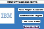 IBM Off Campus Drive 2025 Apply Hurry Up
