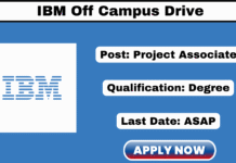 IBM Off Campus Drive 2025