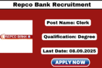 Repco Bank Chennai Recruitment 2025