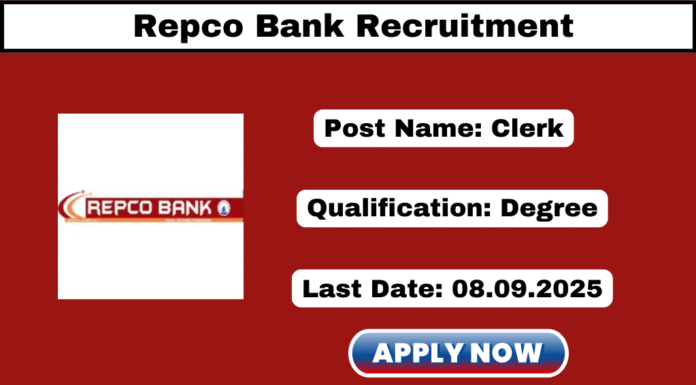 Repco Bank Chennai Recruitment 2025
