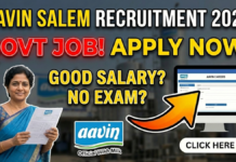 AAVIN Salem Recruitment 2026 Apply Veterinary Consultant Jobs AAVIN Salem Recruitment 2026