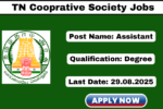 Tamil Nadu Cooperative Bank Recruitment 2025